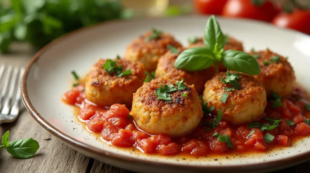 Ball of Sardines with Tomato Sauce 2