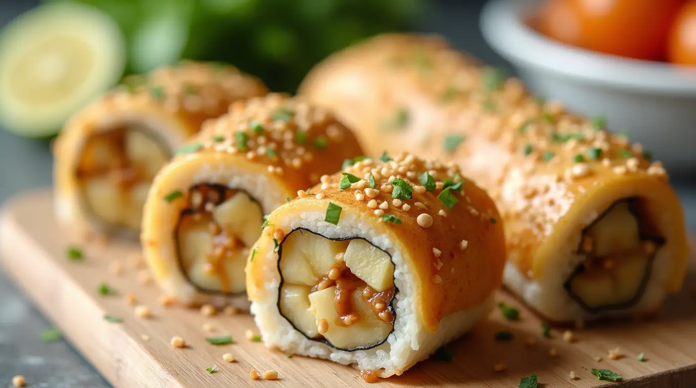 Banana-Sushi-Roll-With-Peanut-Butter